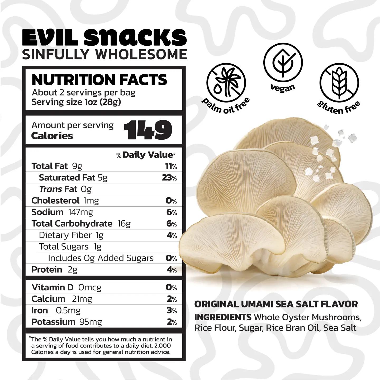 Crunchy Mushroom Chips - Evil Snacks